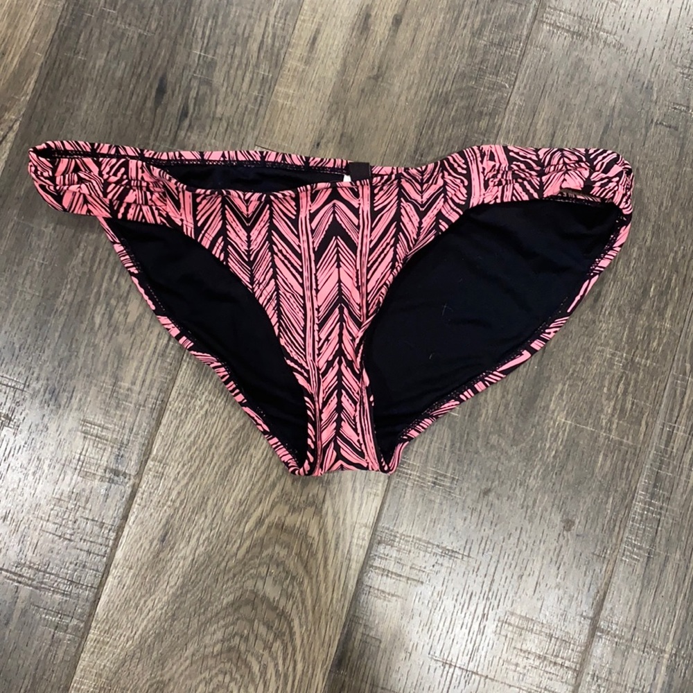 Tribal pattern bathing suit - bottoms only pink and black